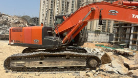 2019 model Used Tata Hitachi ZAXIS 220 with DEMO Rock Breaker  Excavator for sale in Hyderabad by owners online at best price, Product ID: 452054, Image 3- Infra Bazaar