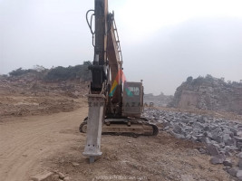 2017 model Used Hyundai R 210 with Breaker Excavator for sale in Hyderabad by owners online at best price, Product ID: 451981, Image 2- Infra Bazaar