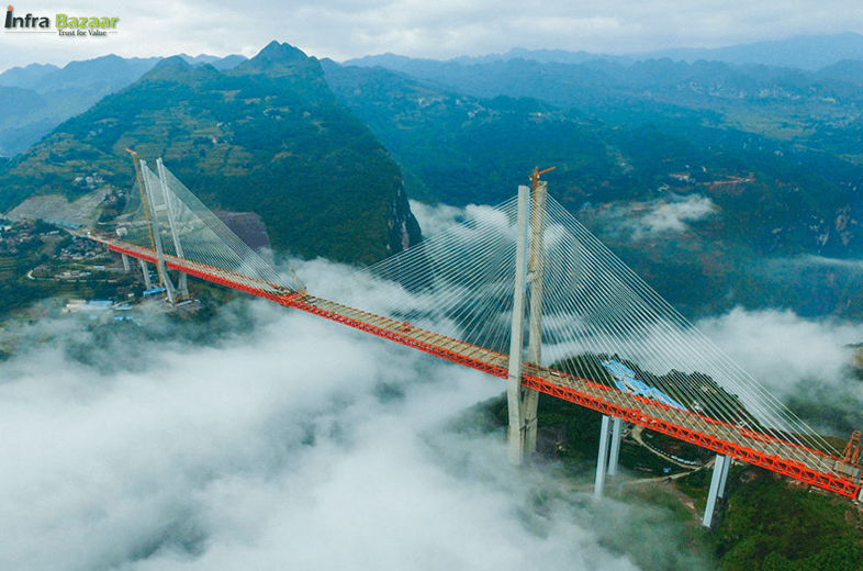 World's Highest Bridge 570 Meters above Valley is a marvel of China |Infra Bazaar