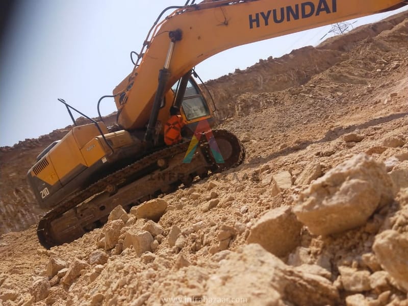 2019 model Used Hyundai R210 Excavator for sale in Kalvakurthy by owners online at best price, Product ID: 450302, Image 1- Infra Bazaar