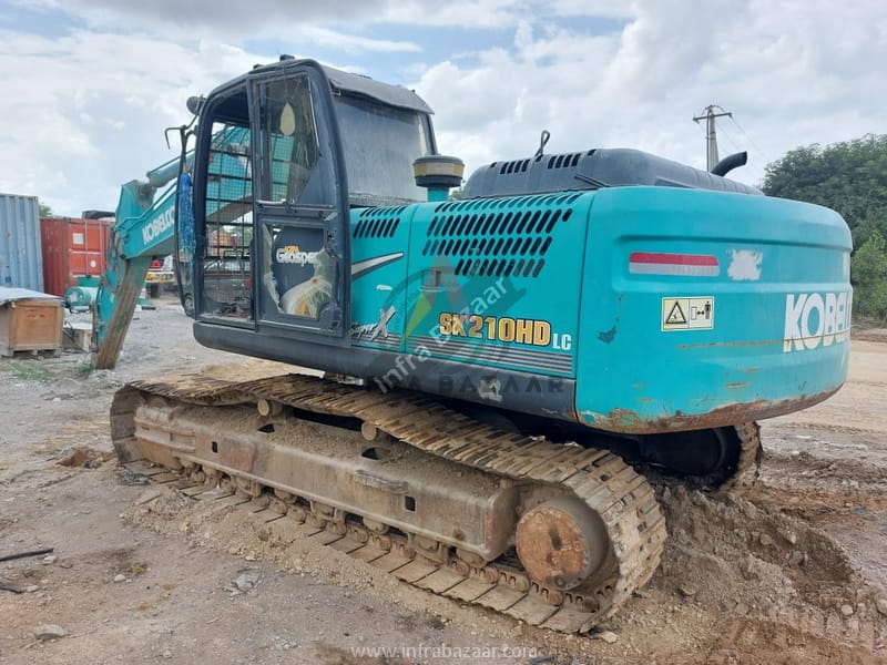 2015 model Used Kobelco Sk210 Excavator for sale in hyderabad by owners online at best price, Product ID: 450533, Image 10- Infra Bazaar