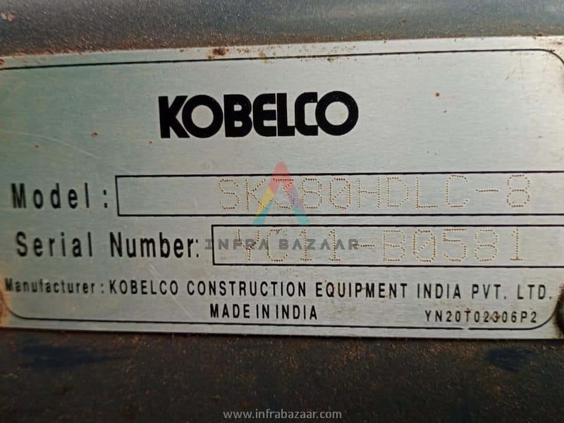 2017 model Used Kobelco Sk380 Excavator for sale in Udaipur, Raj by owners online at best price, Product ID: 450466, Image 3- Infra Bazaar