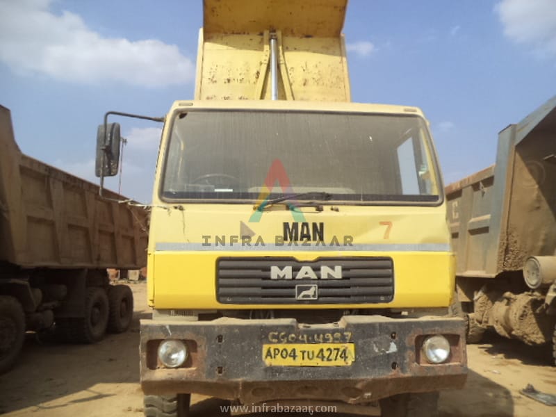 2010 model Used MAN 25280 Tipper for sale in MAHABUBNAGAR by owners online at best price, Product ID: 450296, Image 3- Infra Bazaar